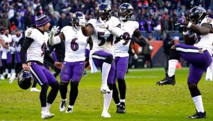 Ravens de Baltimore celebran triunfo sobre los Bears