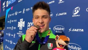 Osmar Olvera tras ganar la medalla de oro en Colombia