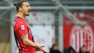 Zlatan Ibrahimovic en lamento con el Milan