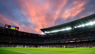 El Camp Nou durante un partido del Barcelona