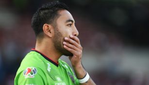 Marco Fabián reacciona con el Juárez FC