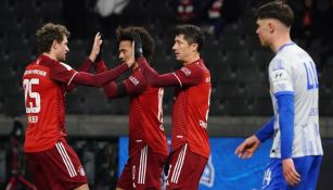 Bayern Munich celebra ante Hertha Berlin