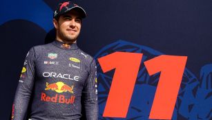 Sergio 'Checo' Pérez durante pretemporada de F1 con Red Bull