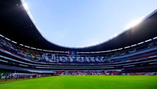 Estadio Azteca previo a un duelo de Cruz Azul