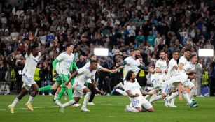 Real Madrid celebrando su pase a la Final de Champions League