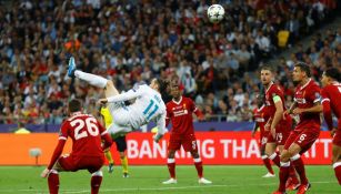 Bale anotando de chilena en la Final de 2018