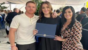 Canelo se reunió con su expareja en graduación de su hija