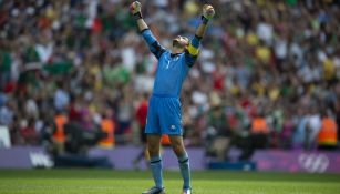 Jesús Corona en la Final ante Brasil por el Oro en Londres 2012