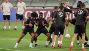 Almania en entrenamiento previo a su debut en Qatar 2022