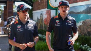 Checo Pérez y Max Verstappen, pilotos de Red Bull