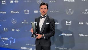Checo Pérez en la Gala de la FIA