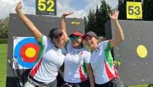Selección Mexicana que ganó el oro en arco compuesto en Shangai