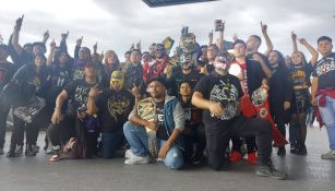 Fanáticos de la WWE en la Arena Ciudad de México 