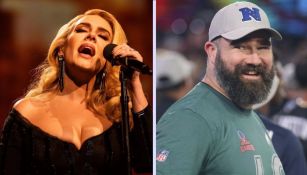 ¿Ya extraña la NFL? Jason Kelce 'interrumpe' concierto de Adele al gritar "Eagles"