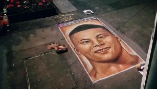 ¡Homenaje al campeón! Artista pinta a 'Pitbull' Cruz en las calles de la CDMX
