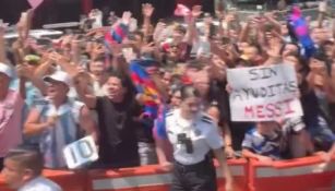 Insultan a aficionada de Rayados desde el autobús del Inter Miami por mensaje “Sin ayudas Messi”