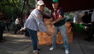 ¿Dónde recibir gratis garrafones con agua en la alcaldía Benito Juárez?