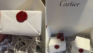 Rogelio publicó en sus redes sociales que consiguió los aretes de Cartier por solo 237 pesos cada uno