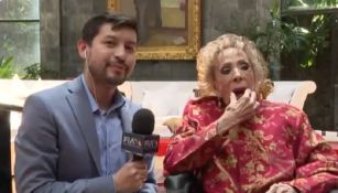 VIDEO: Entrevista a Silvia Pinal sale mal y tunden con críticas al reportero