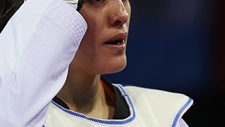 María Espinoza, en un duelo en los Panamericanos de Toronto 2015