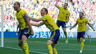 Suecos celebran la anotación de Granqvist 