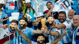 Afición de Argentina, previo al duelo contra Croacia
