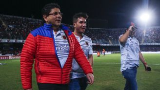Fidel Kuri en el partido entre Veracruz y América