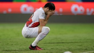 Santiago Ormeño tras fallar un cobro de penalti