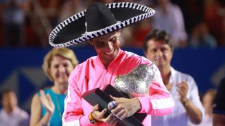 Rafael Nadal en el Abierto Mexicano de Tenis
