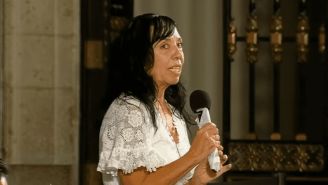 Nuria Fernández en una conferencia 