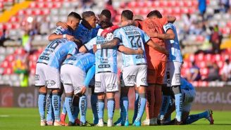 Jugadores de Querétaro durante un partido