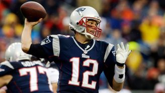 Tom Brady con el jersey de los Patriots