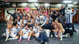 Monterrey celebrando su pase a Semifinales 