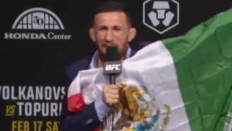 Merab Dvalishvili, peleador de Georgia dice representar a México en UFC 298