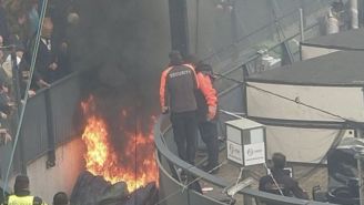 Final de la Copa de Países Bajos es suspendida por incendio en Estadio del Feyenoord