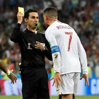Ramos amonesta a Cristiano en el Mundial