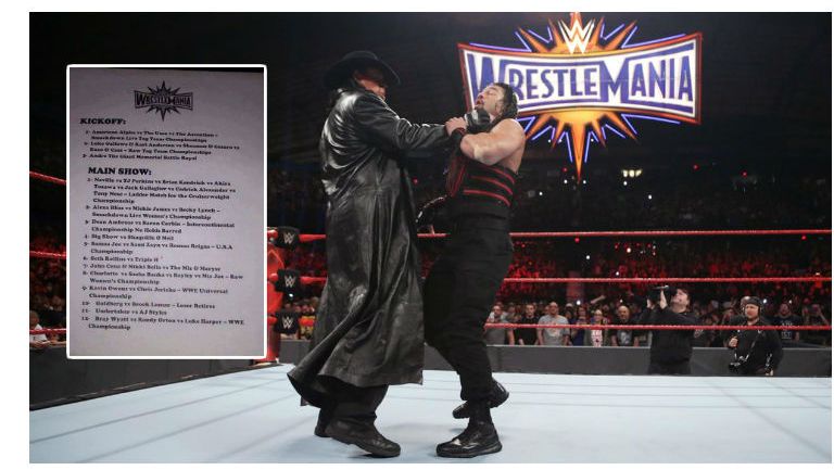 Undertaker le aplica un 'chokeslam' a Reigns 