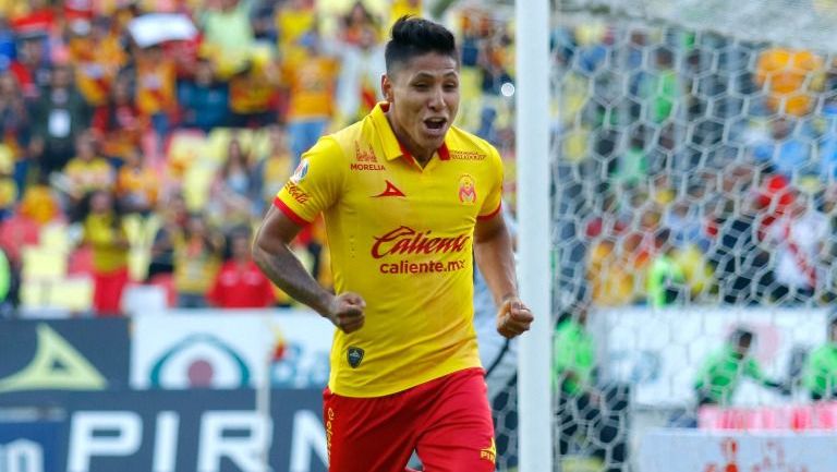 Raúl Ruidíaz grita un gol con Monarcas Morelia