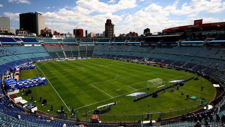Vista panorámica del Estadio Azul