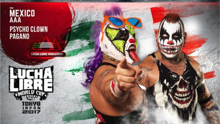 Psycho Clown y Pagano harán equipo en Lucha Libre World Cup
