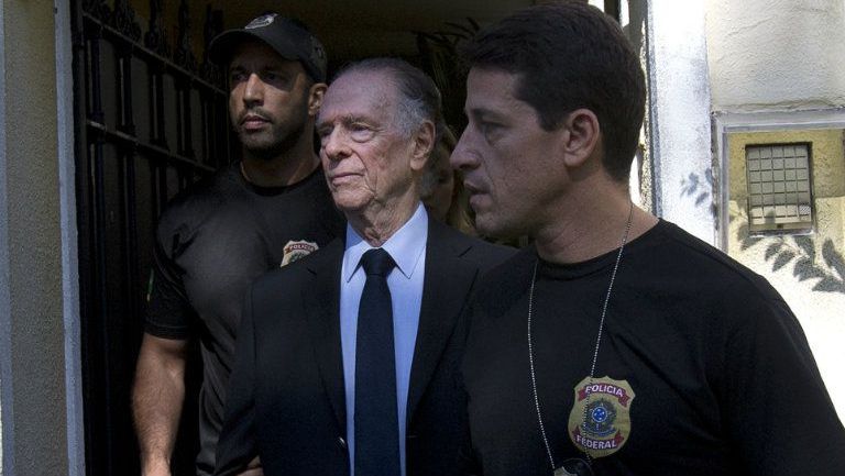 Carlos Nuzman, durante su detención en Río de Janeiro 