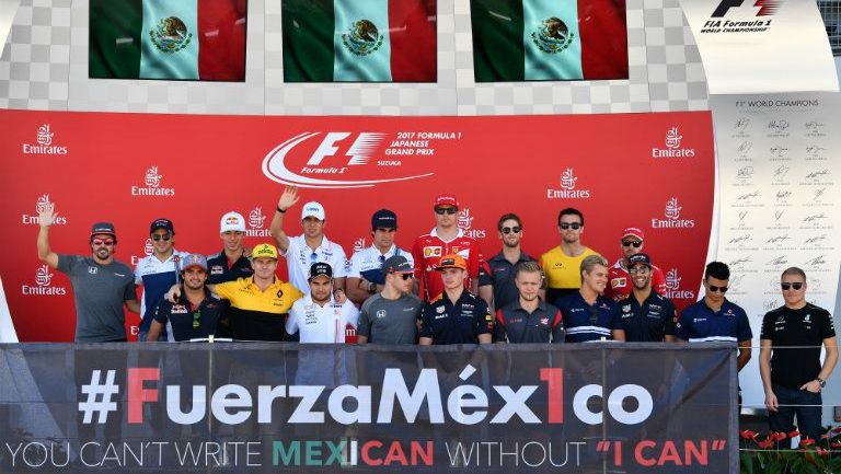 Pilotos de Fórmula Uno envían mensaje de apoyo a México