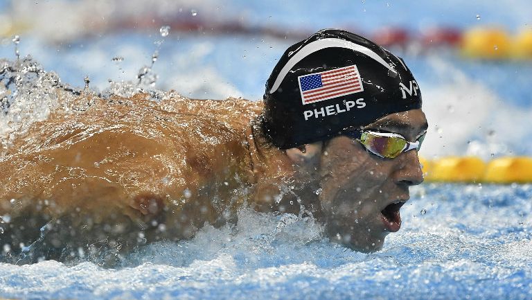 Michael Phelps, durante una prueba en Juegos Olímpicos