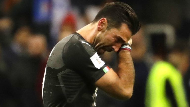 Buffon rompe en llanto después de la derrota de Italia