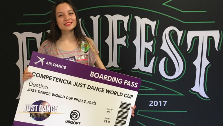 Ariadna, tras ganar el concurso de Just Dance 2018