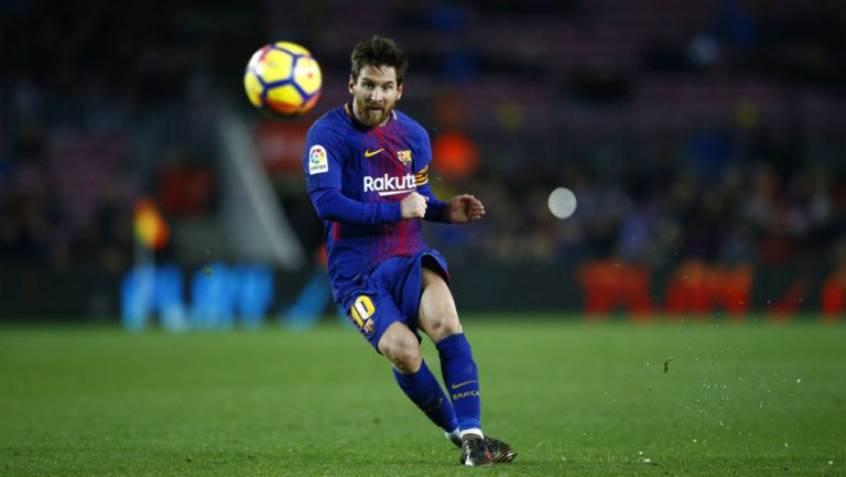 Messi, durante el partido contra el Levante