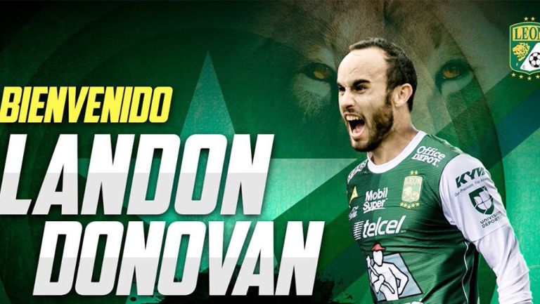 Imagen de León en redes para dar la bienvenida a Donovan