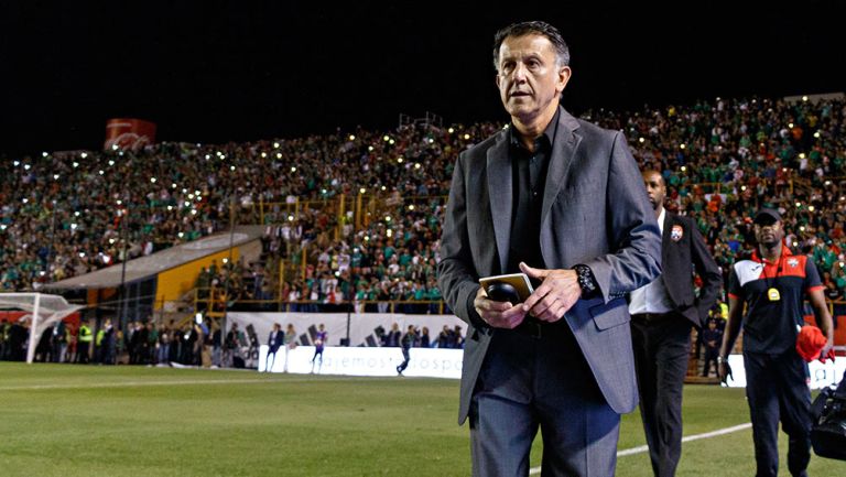 Juan Carlos Osorio, previo a un partido con el Tri