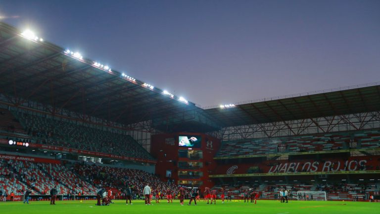 Estadio Nemesio Diez, previo al encuentro entre Toluca y Cruz Azul
