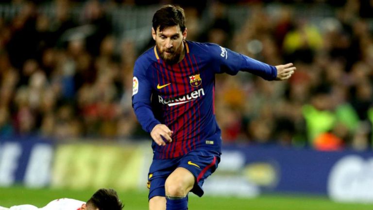 Messi, en el juego contra Alavés